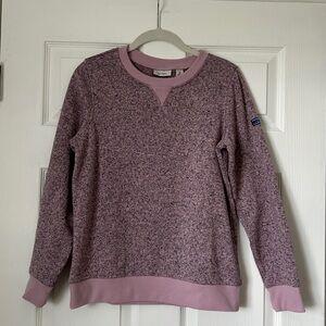 L.L. Bean Heathered Pink Crewneck Sweatshirt